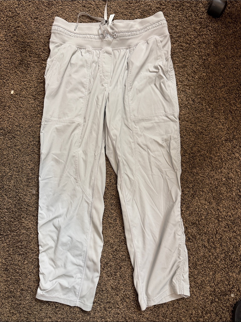 lululemon athletica Light Gray pants